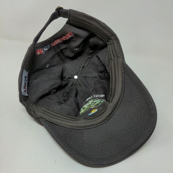 USGA Mens 121st U.S. Open Torrey Pines Slideback Hat Gray Adjustable Embroidered - Picture 9 of 11